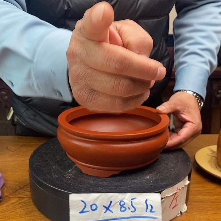 紫砂花盆货号一只WP148