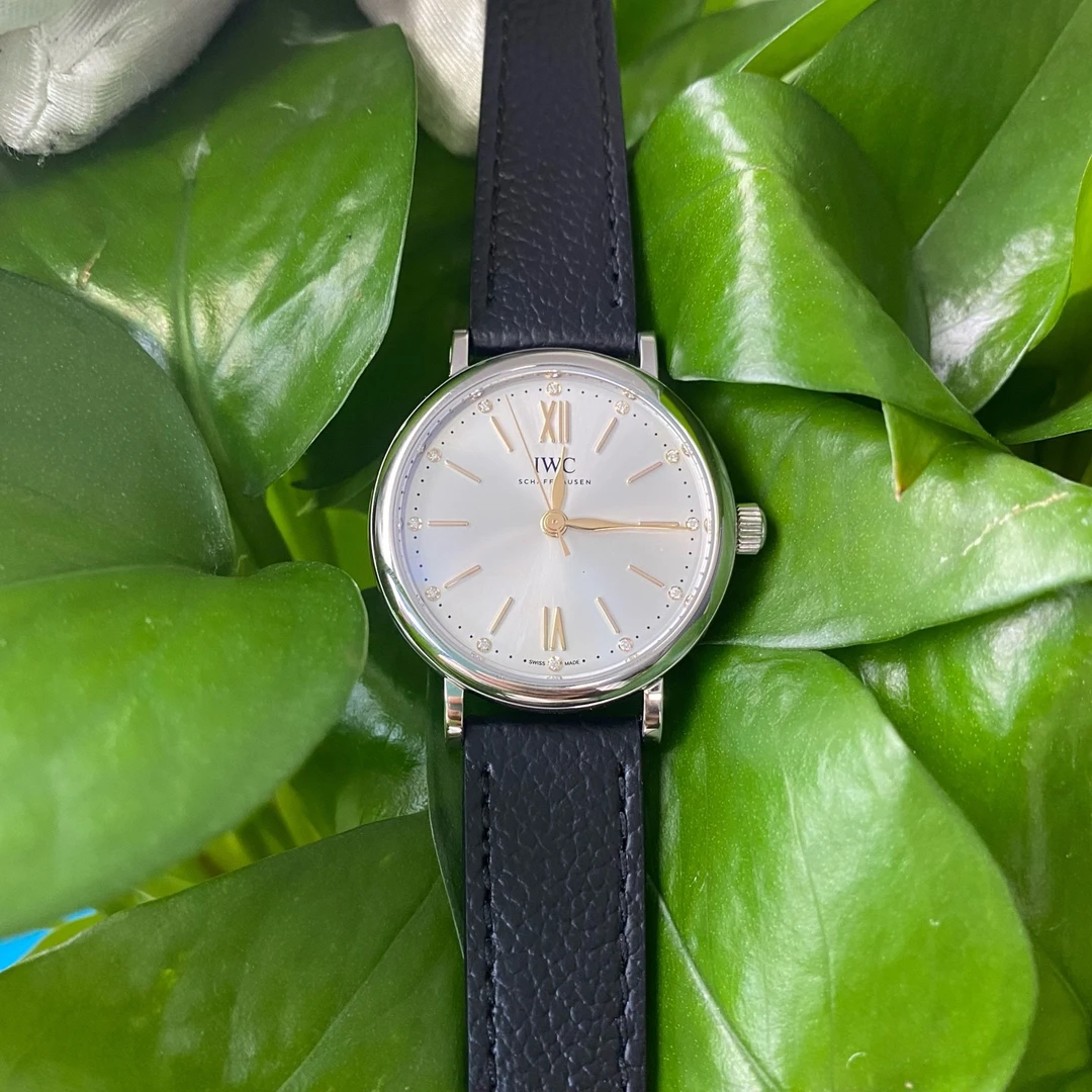 99新 IWC/万国 万国柏涛菲诺系列 IW357411女士自动机械表/34mm