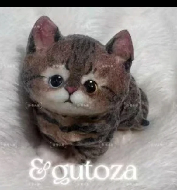 （梨花小猫）骨头崽自制手绘捏捏