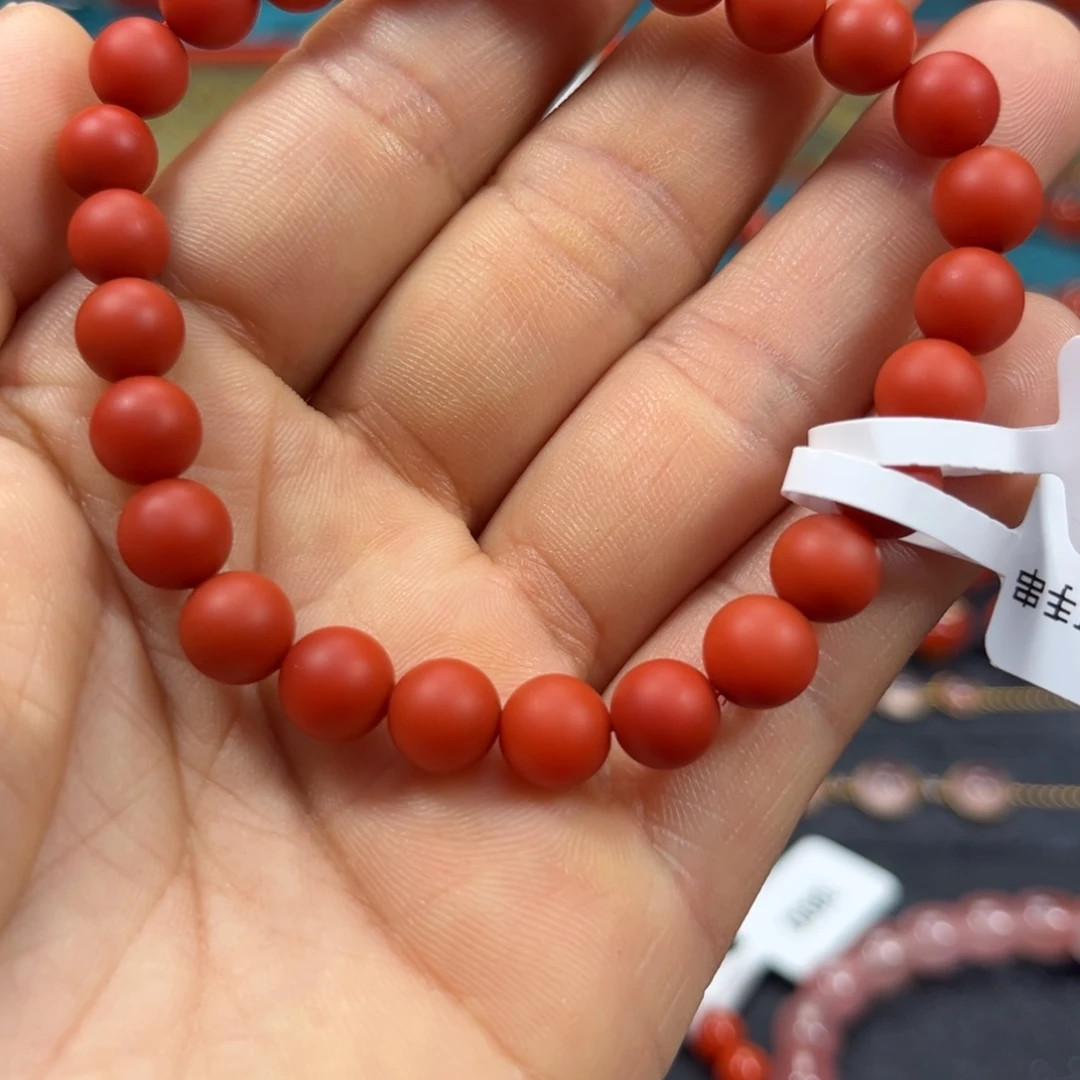 南红玛瑙未镶嵌手链