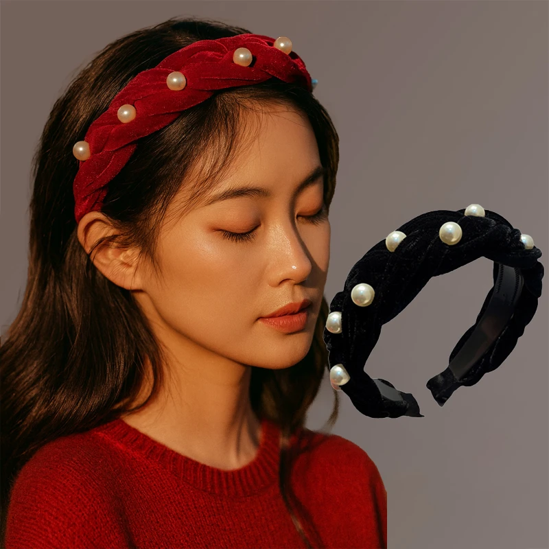 原创设计少女风女日韩轻奢风发箍头箍简约时髦小姨风气质网红时尚