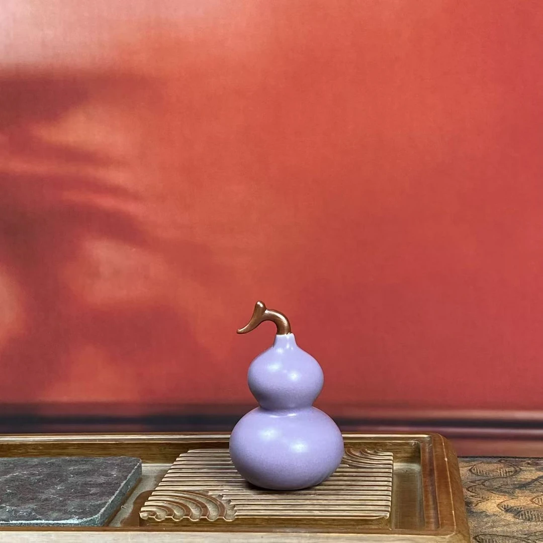 紫葫芦茶道装饰摆件 DC-2677