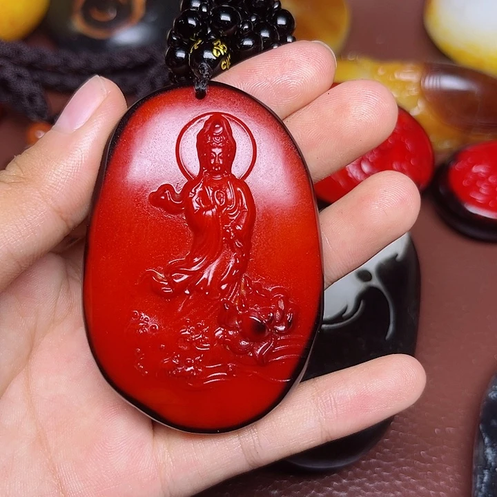 踏***梅和田玉未镶嵌颈饰