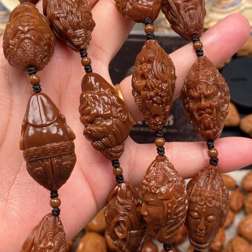 【闪购商品】橄榄核吊坠橄榄手工雕刻工艺