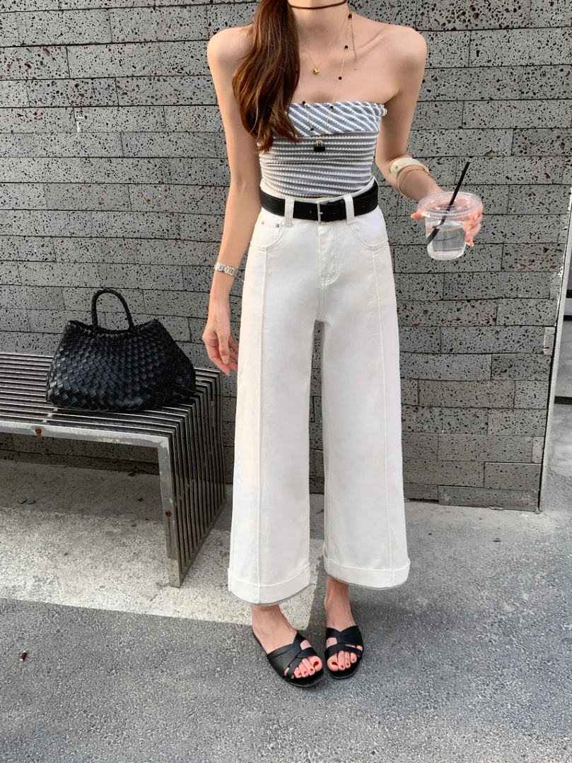 571 新款时尚薄款直筒裤