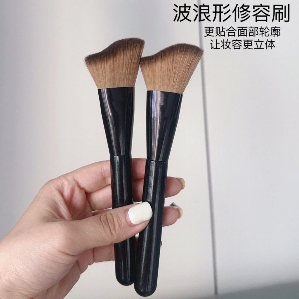 A115修容刷波浪形贴合脸部轮廓侧脸斜角影刷初学者化妆刷