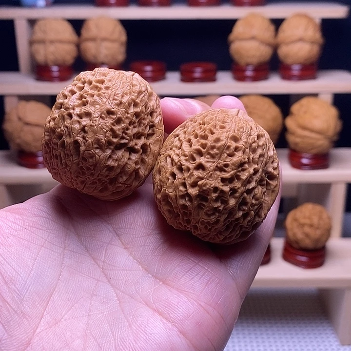 朴***风吊坠文玩核桃铁狮子8