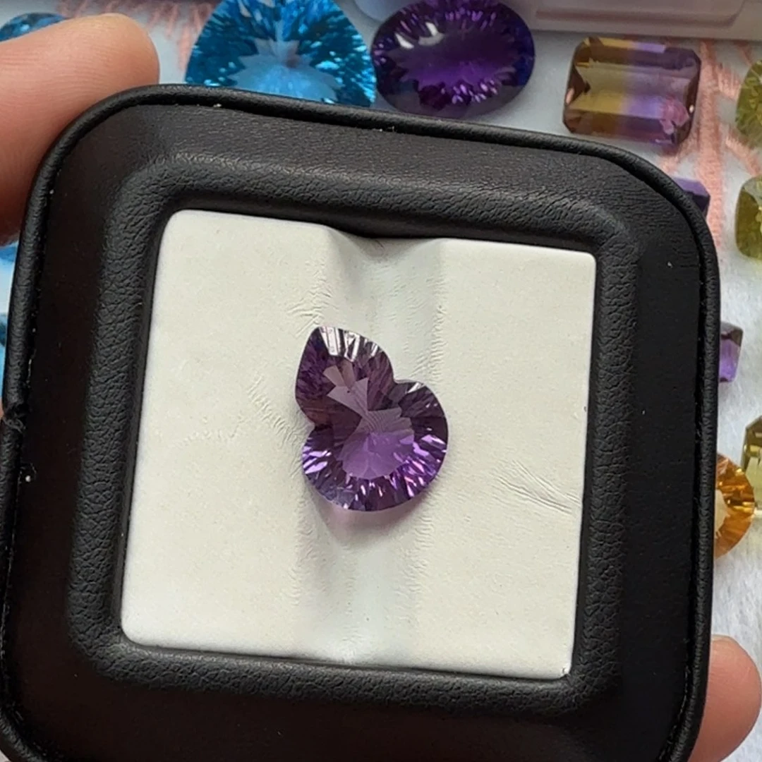 紫晶珠宝半成品未镶嵌抢购福利宝葫芦卡15.2×11.8