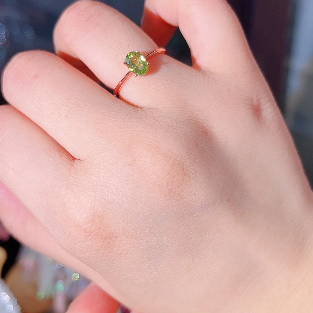 戒指未镶嵌红色碧玺