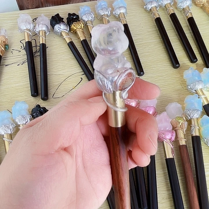 我***肚摆件水晶未镶嵌水晶