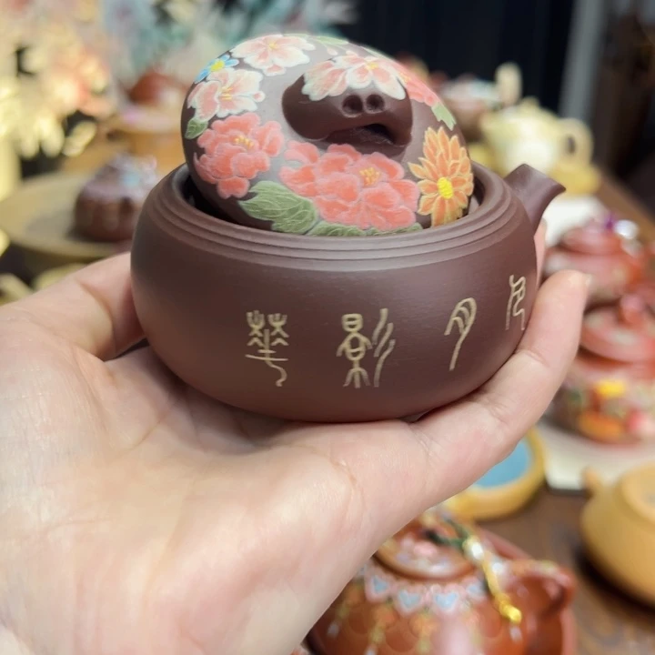 陆***庄紫砂茶壶紫砂的手工制作工艺也