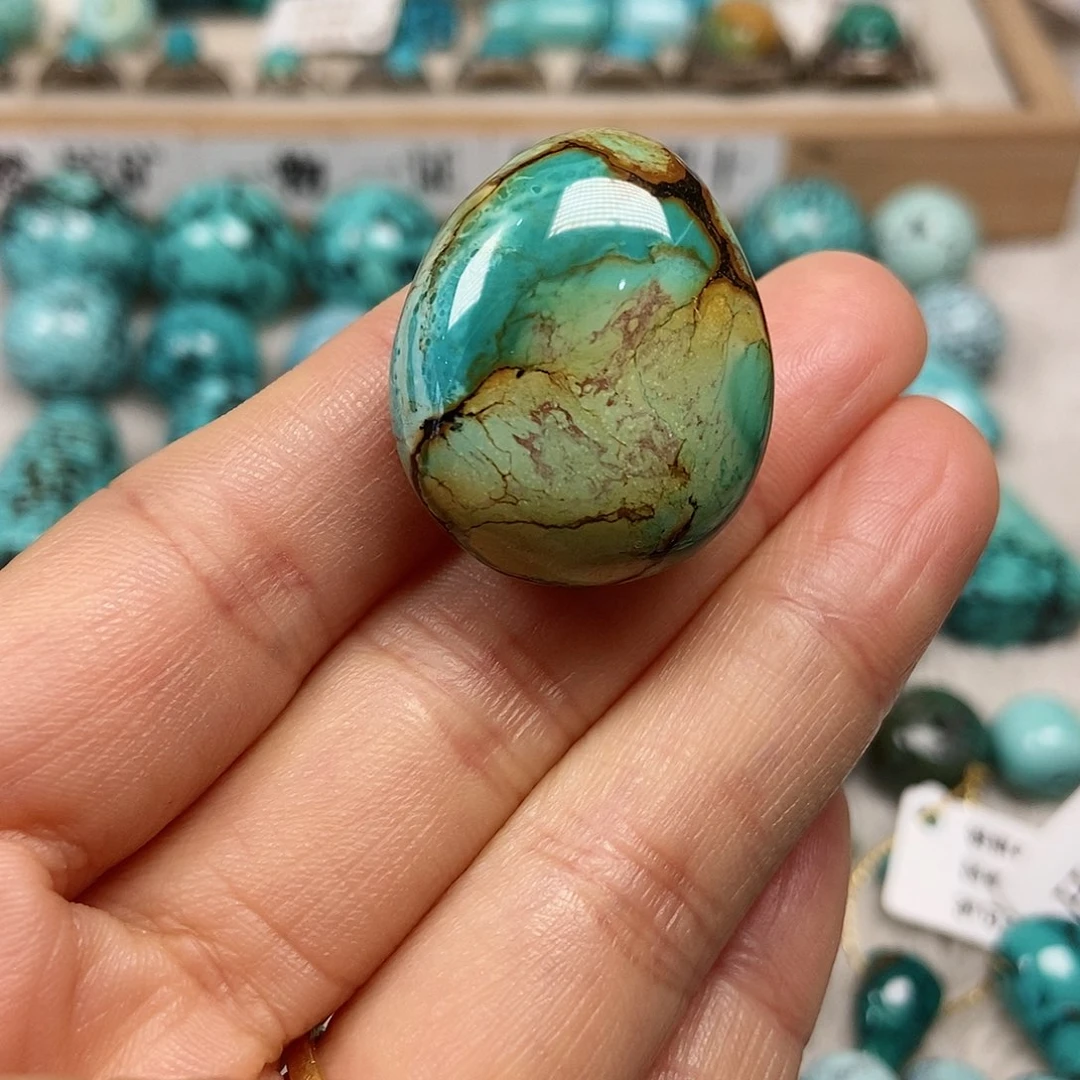 未镶嵌绿松石珠宝半成品