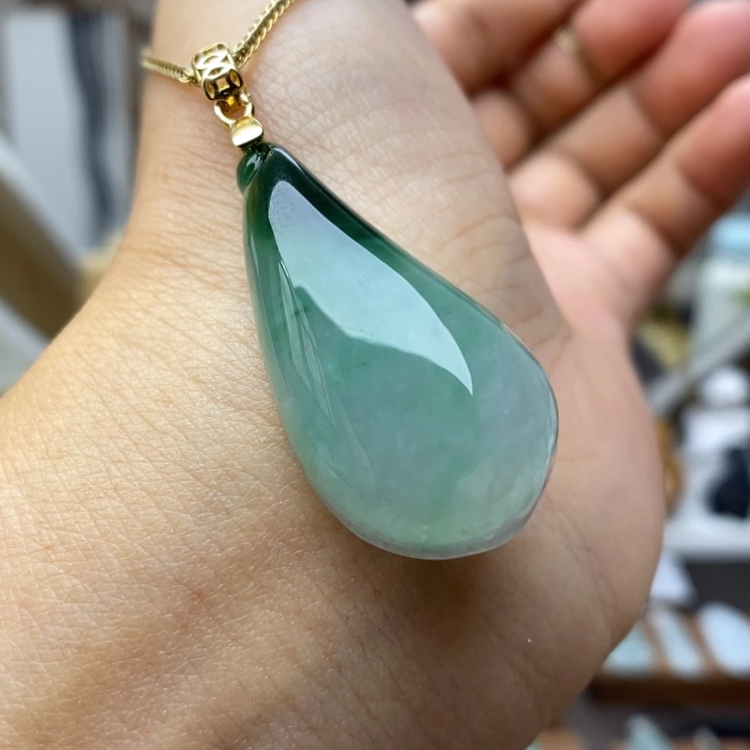 【闪购商品】银S925镶嵌挂件翡翠19
