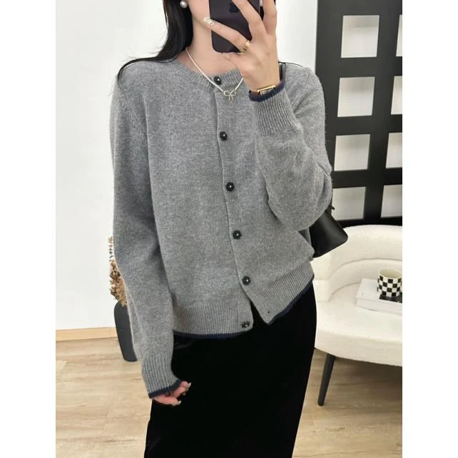 新款韩系设计感针织百搭毛衣1522