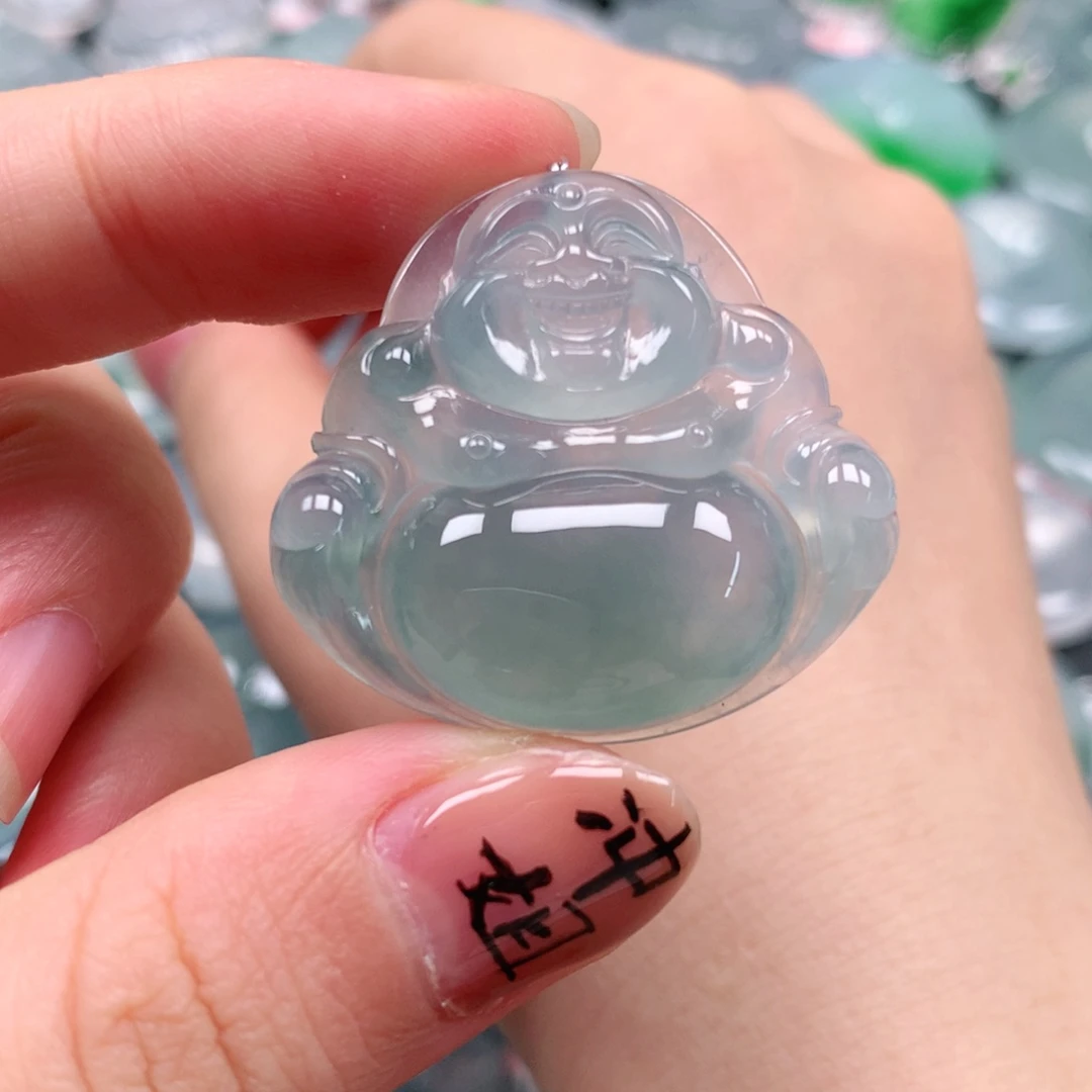 颈饰未镶嵌翡翠天然翡翠