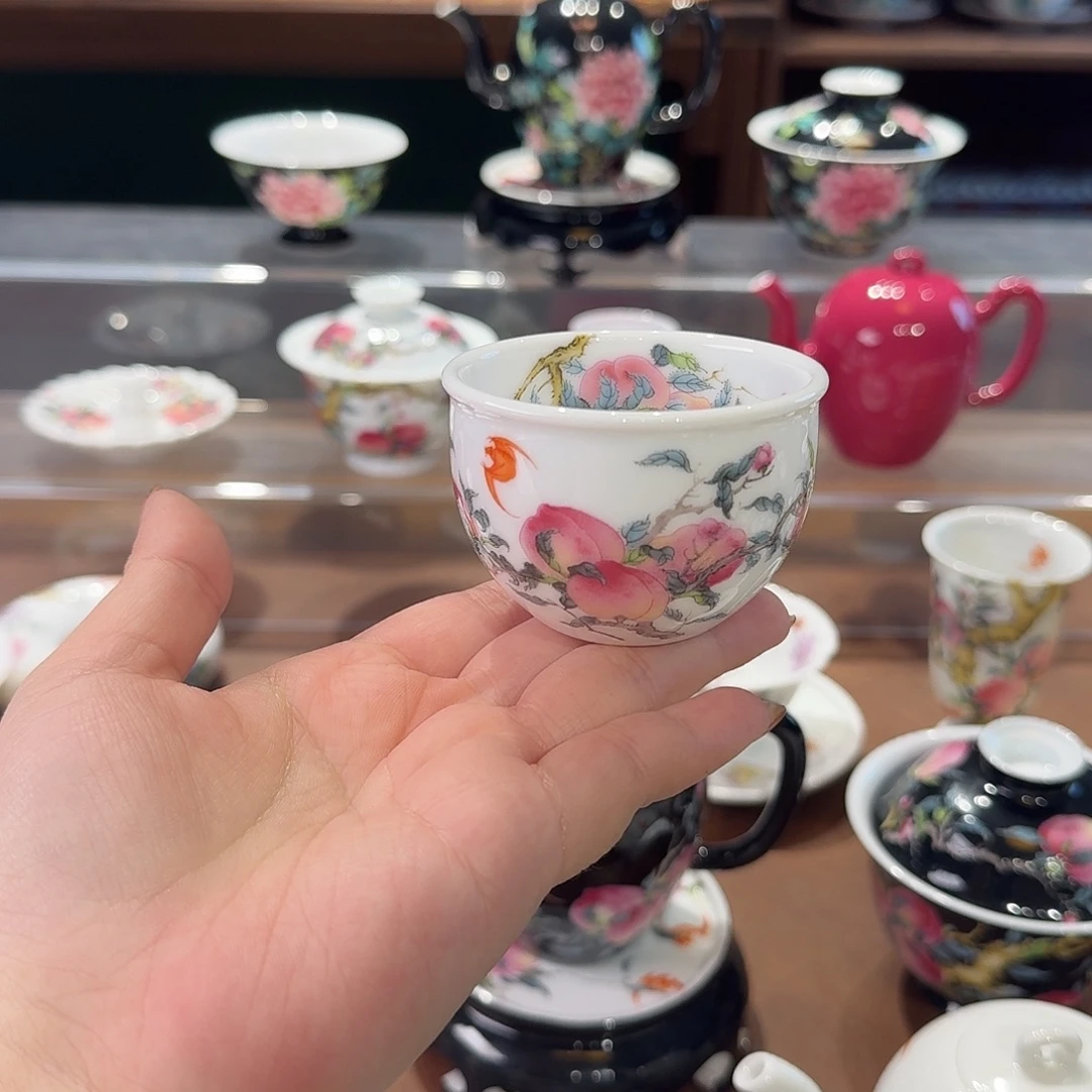 珐琅彩主人杯茶具系列