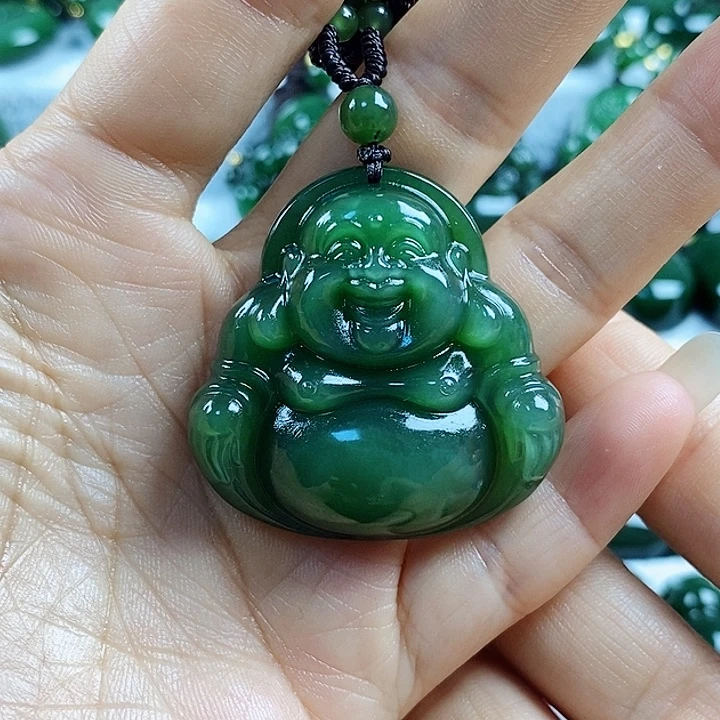 和田玉（碧玉）未镶嵌吊坠(不含链)39