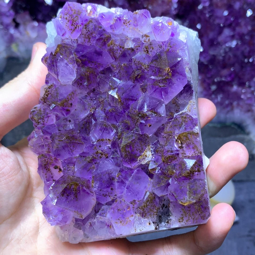 紫晶摆件未镶嵌紫晶