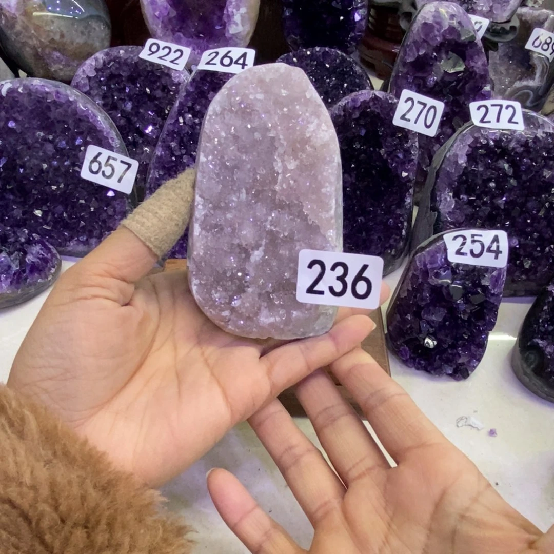 大型摆件（非配饰）紫晶未镶嵌