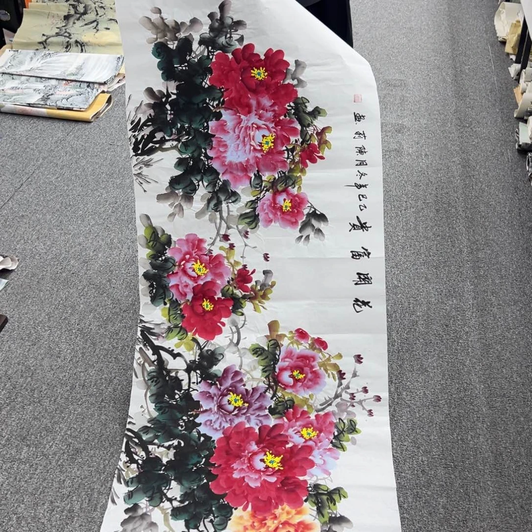 国画纯手绘字画宣纸