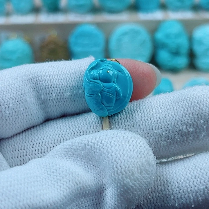 未镶嵌绿松石珠宝奇石