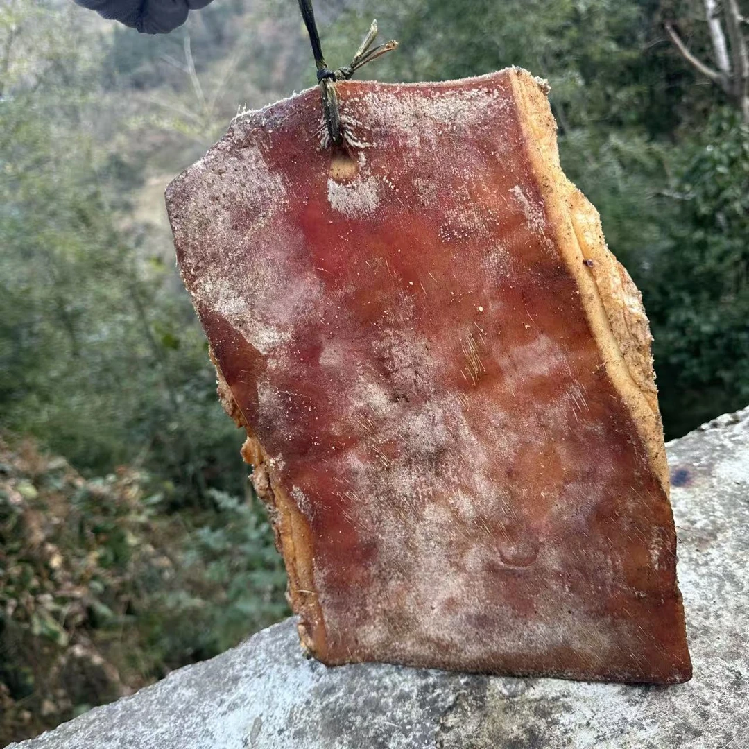 神农架高山柴火烟熏腊肉 肥肉【阿凯甄选】