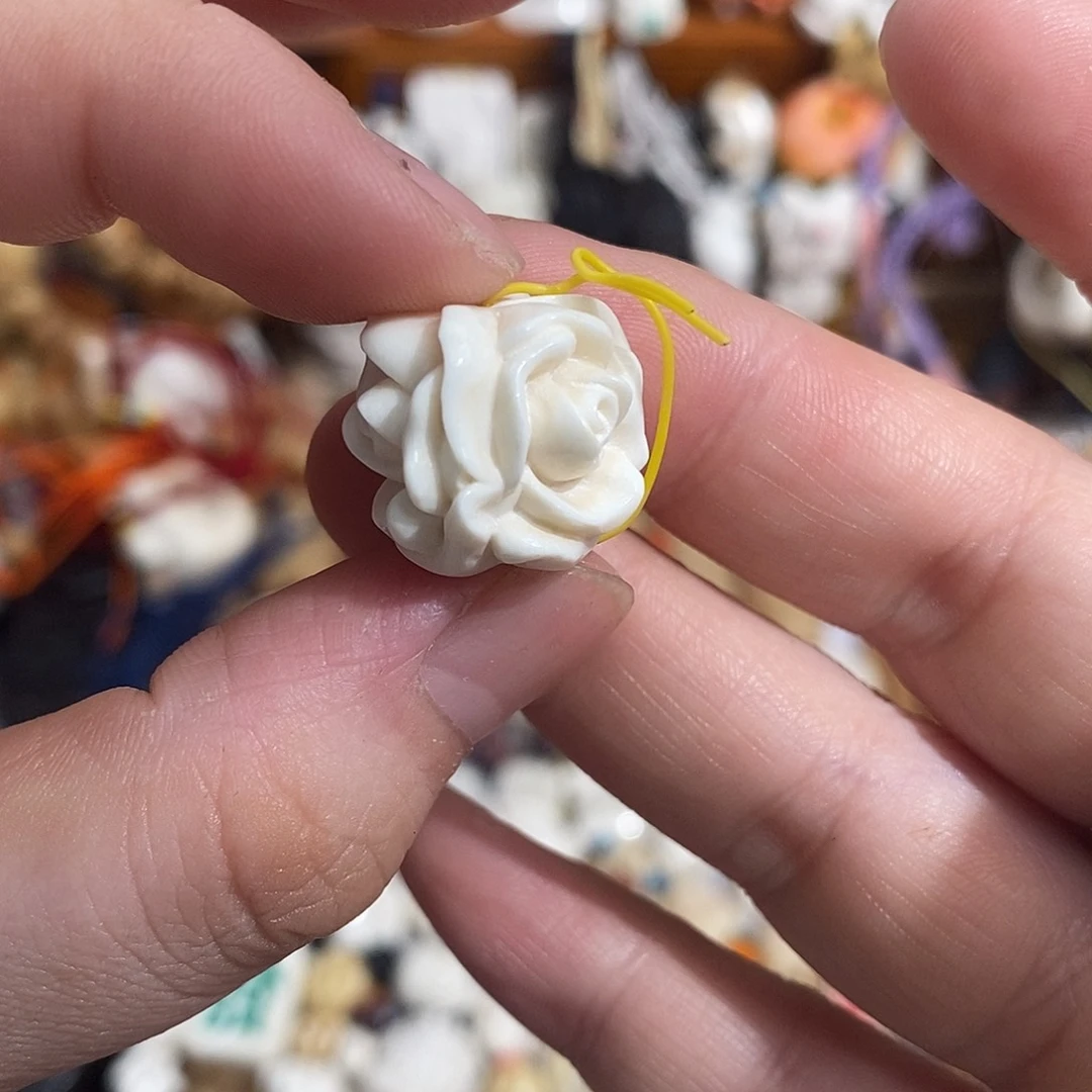把件鹿骨M38玫瑰花鹿角