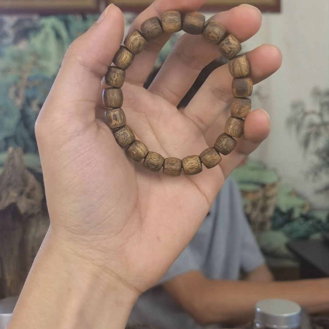 沉香手串千里香09单圈