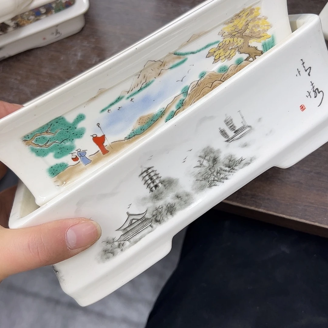 紫砂花盆用****3249号瑕疵2个20/13/6cm福利