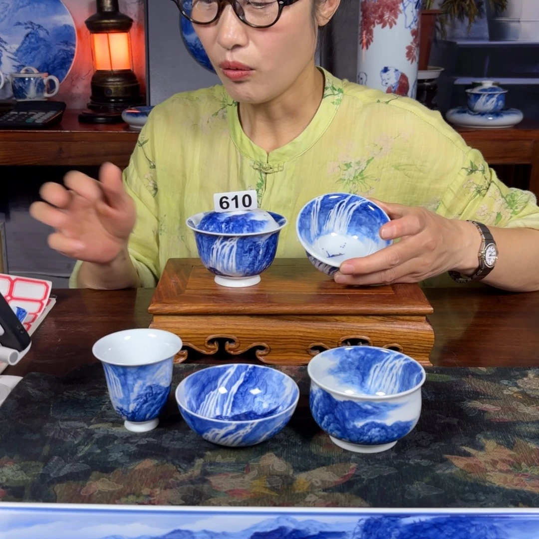 国一王老师手绘山水