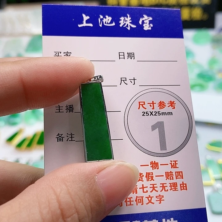 【闪购商品】翡翠颈饰18K金镶嵌翡翠