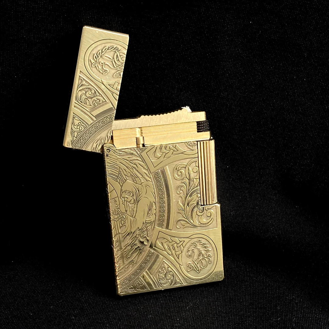 【Quercia3D浮雕天启四骑士】朗声黄铜环绕煤油打火机高密封长续航