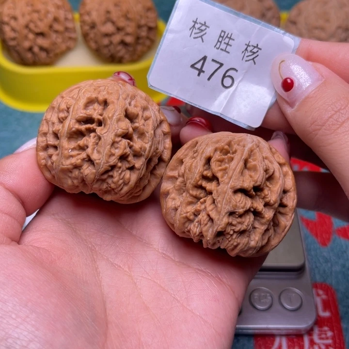 文玩核桃把件粗筋41.476