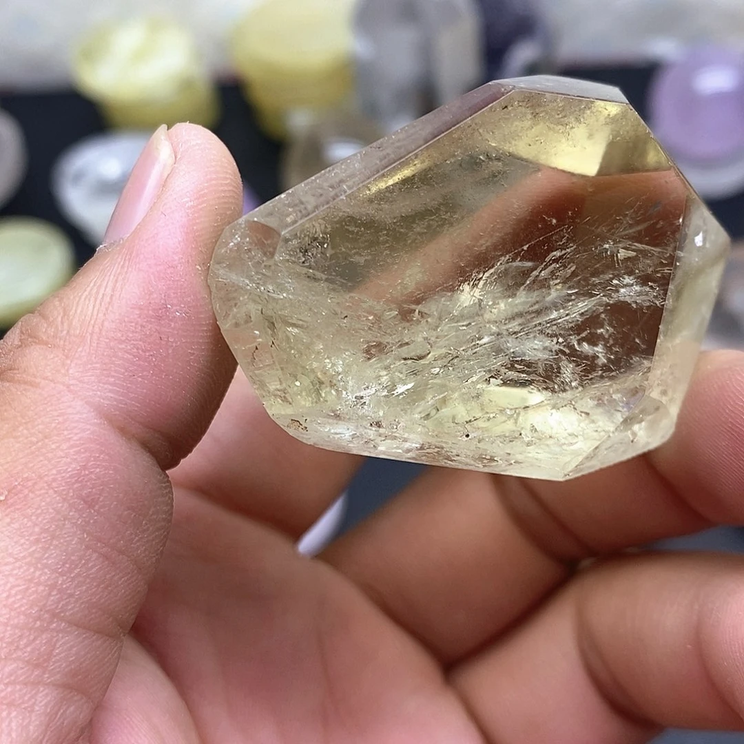 未镶嵌水晶珠宝半成品70水晶石