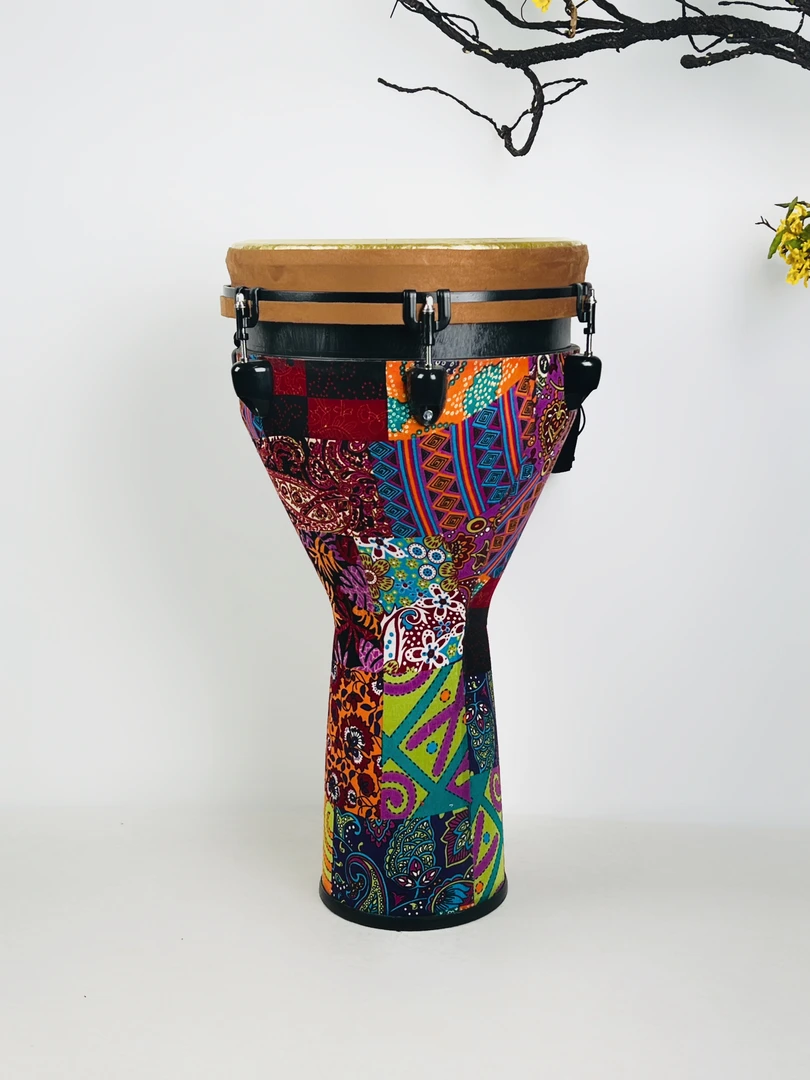 大12寸机械可调音非洲鼓手鼓成人专业演奏舞台一步到位户外便携