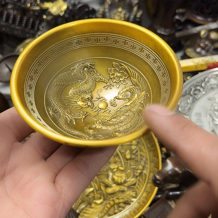 顺顺利利，铜器摆件