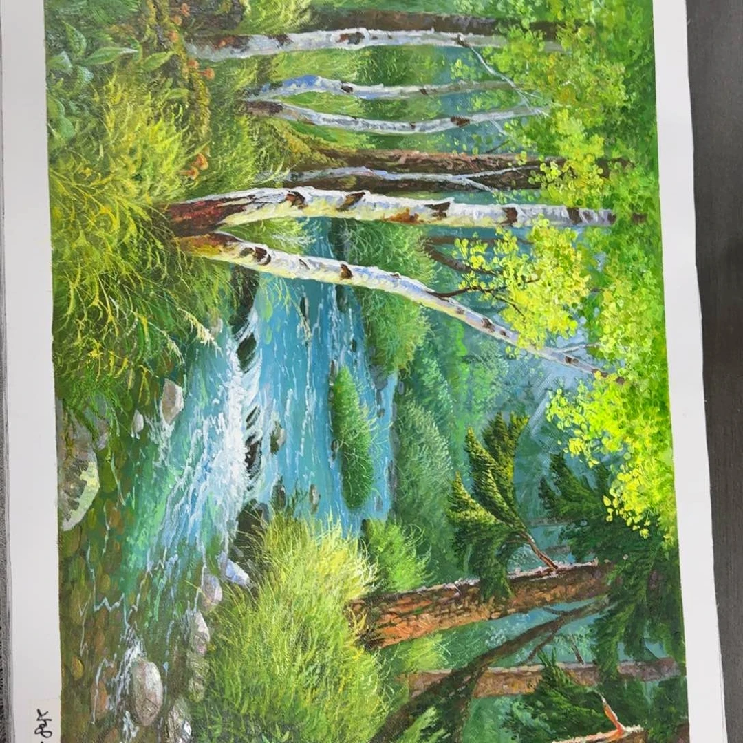 油画加油加油努力加油加油