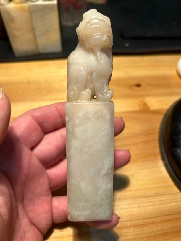 昌化软玉冻底冻石印章