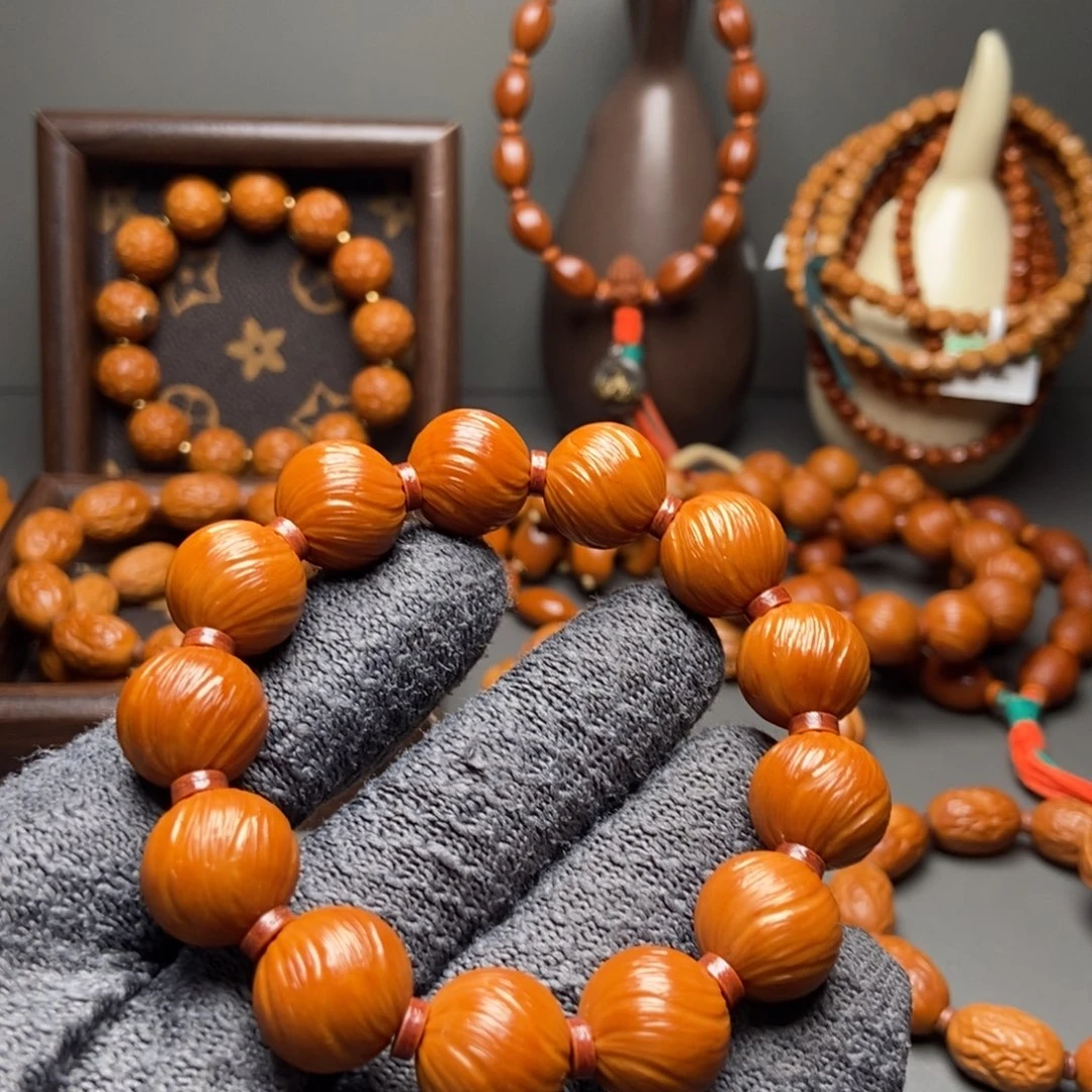 石***头手串/手链橄榄核定风珠