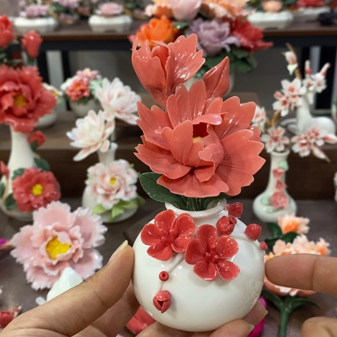 瓷片陶瓷工艺品摆件