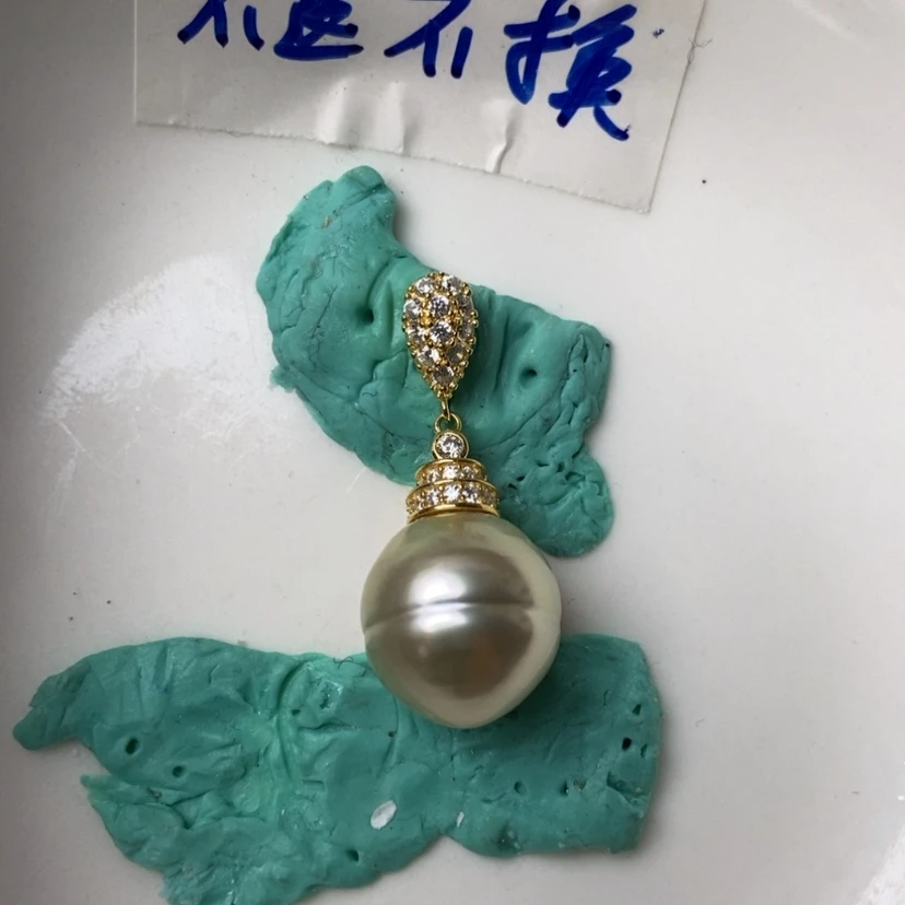 【闪购商品】海水珍珠颈饰银S925镶嵌阿*吖