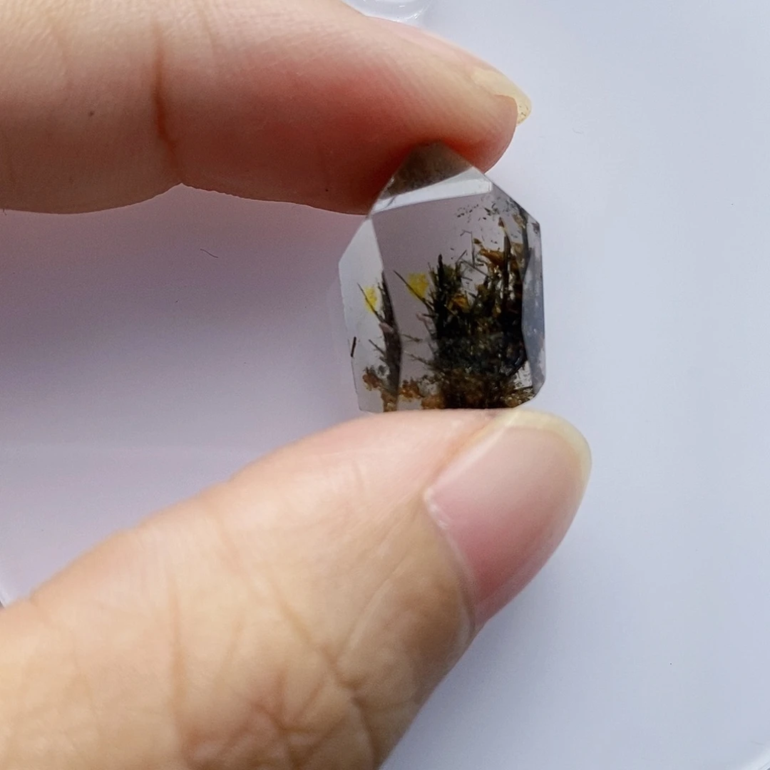 颈饰未镶嵌水晶18*11.7*8发晶吊坠