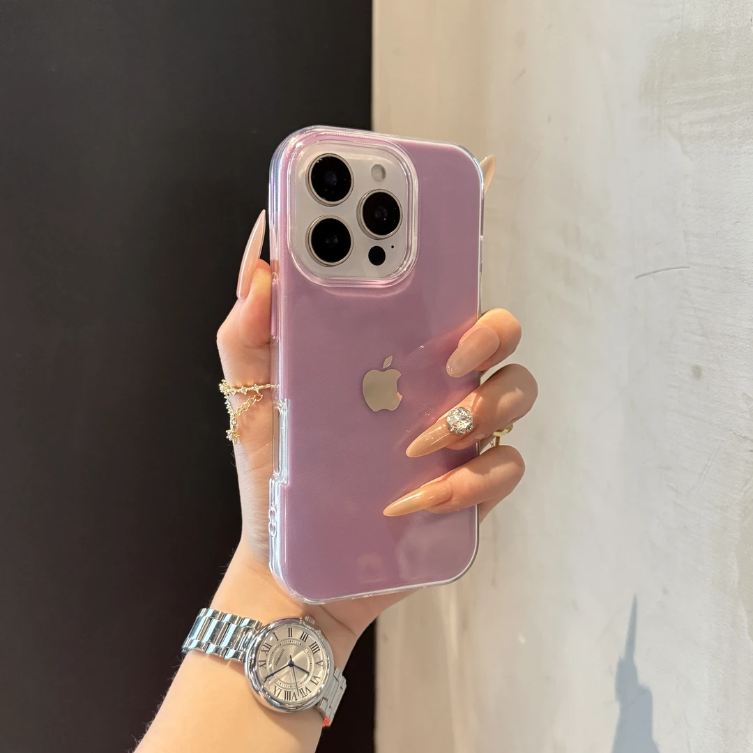 新款高颜值果冻风适用iPhone16promax手机壳14苹果15promax情侣13