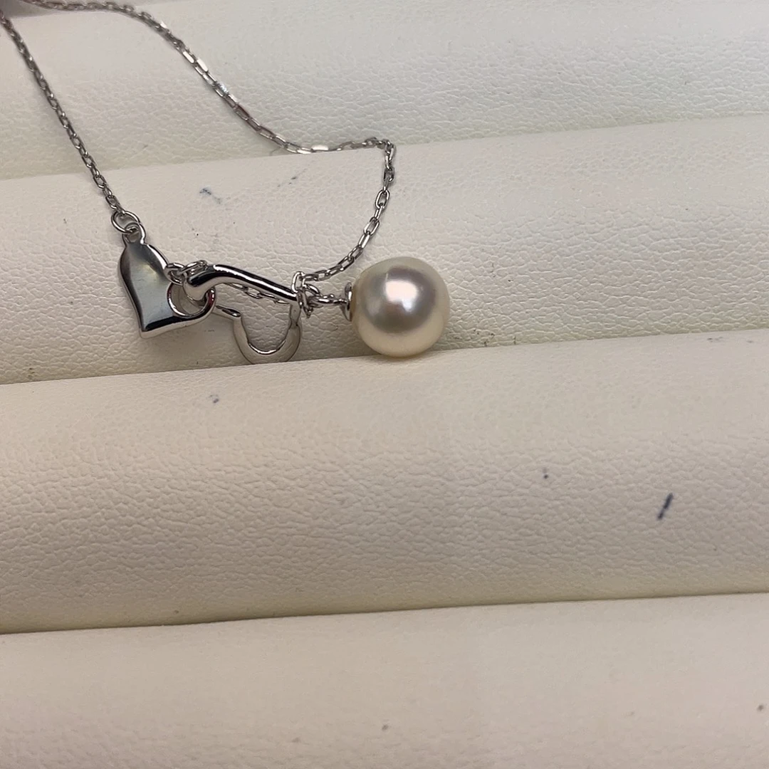 海水珍珠颈饰银S925镶嵌