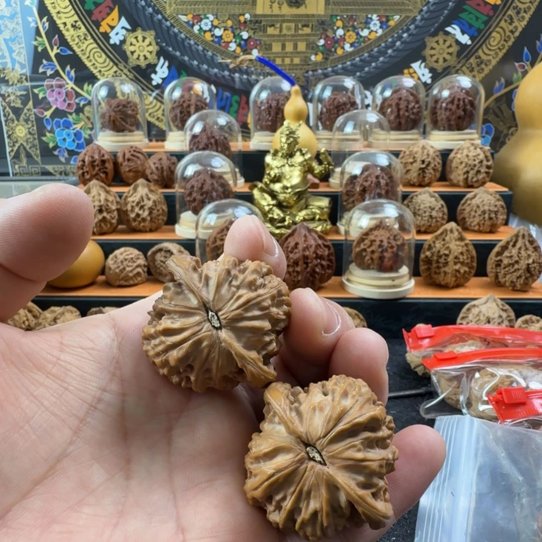 猴头核桃把件文玩核桃 老树磨盘