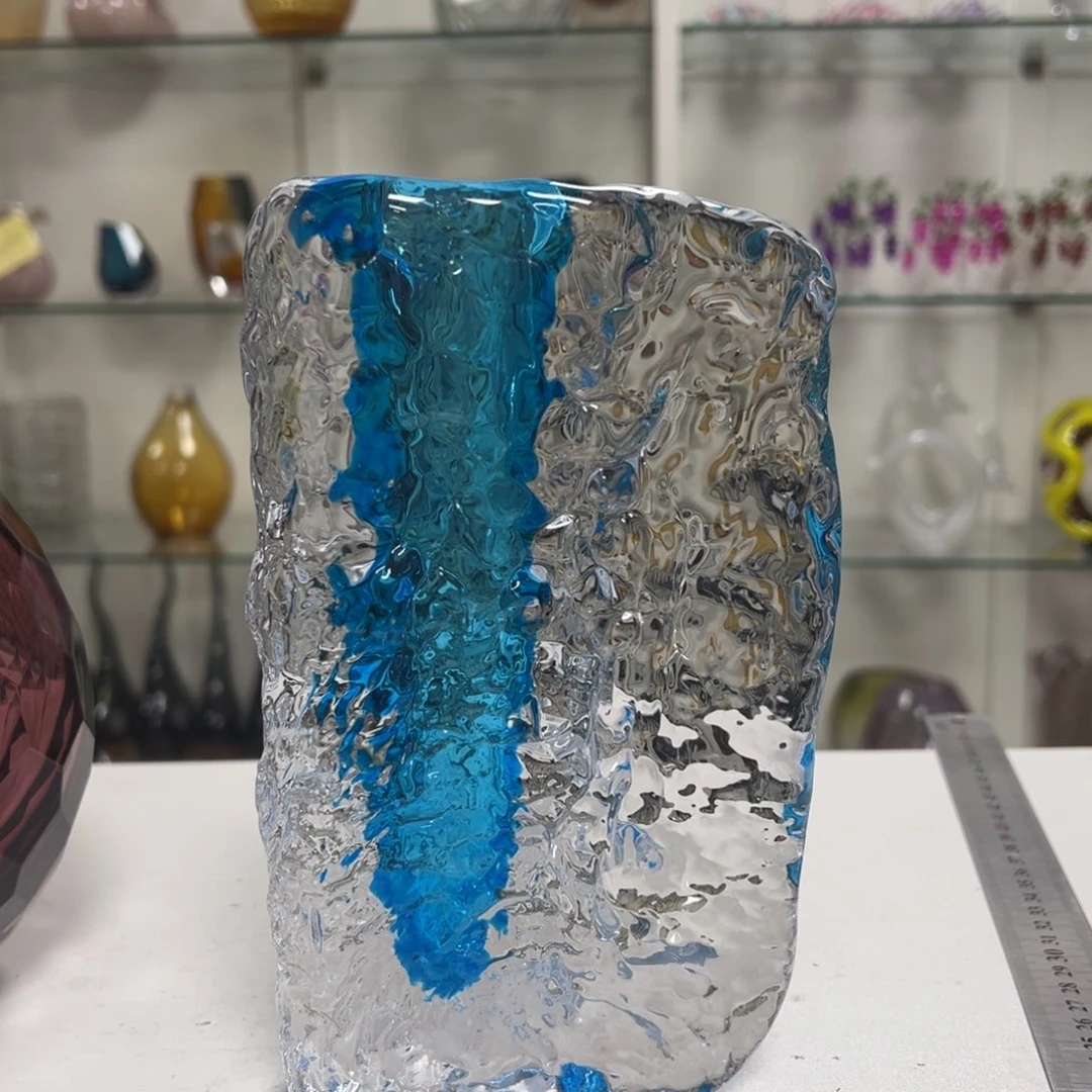 幻彩琉璃花瓶花器高度21