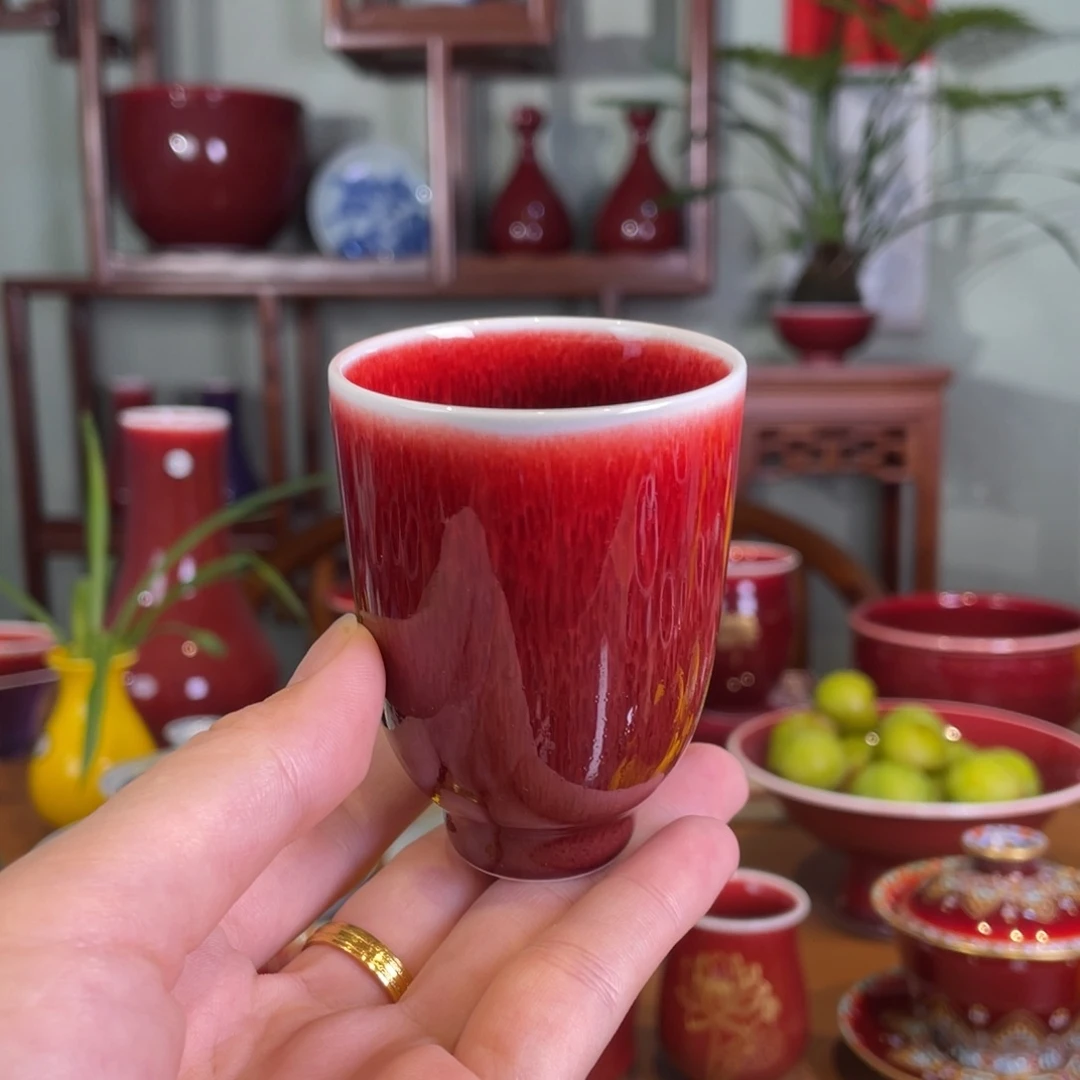 清欢雅玩原矿郎红福利杯