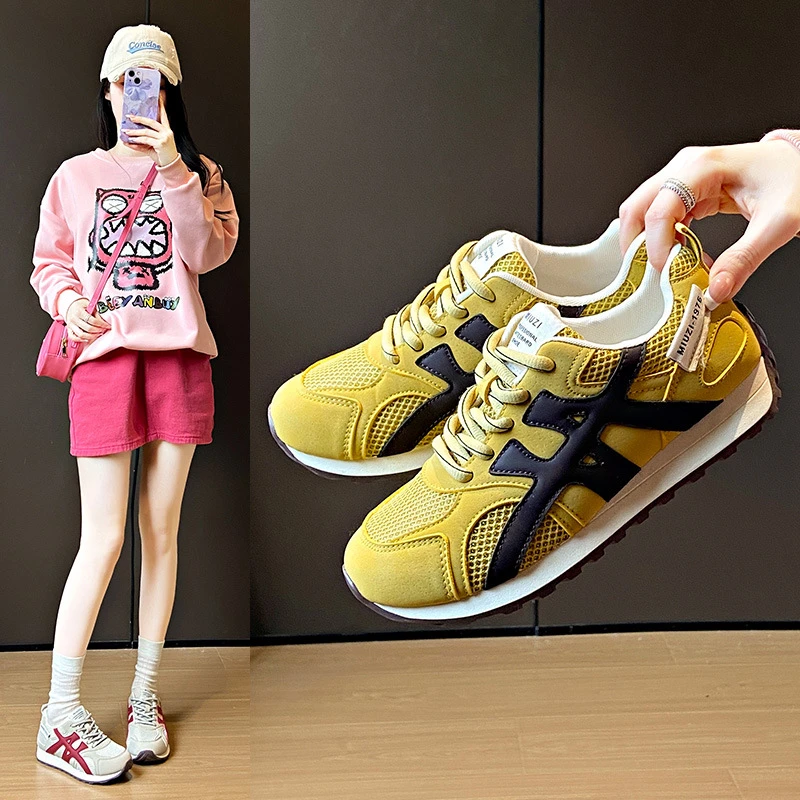 2025小白鞋女春季新款韩版女学生休闲运动百搭阿甘鞋街拍JCF221