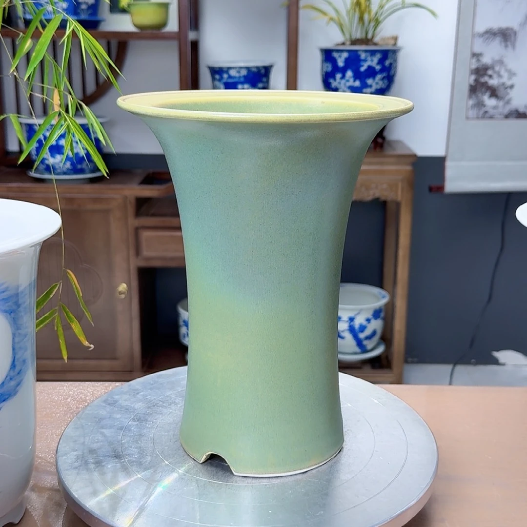 ****哥窑变束腰微瑕8888