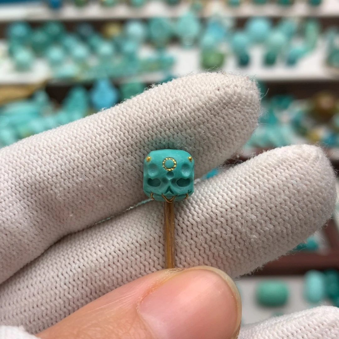 绿松石未镶嵌散珠